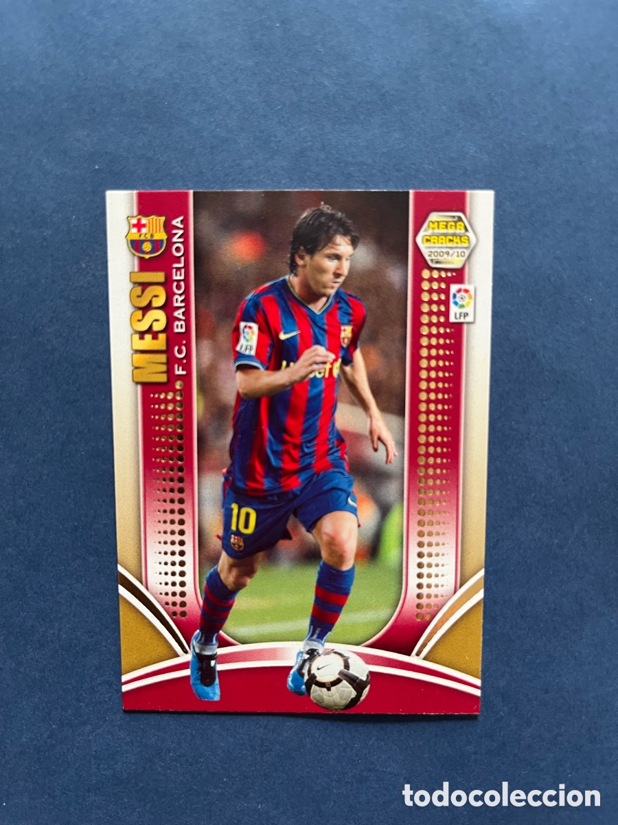 Cromos de f&uacute;tbol: Messi Megacracks Panini 2009-10 .