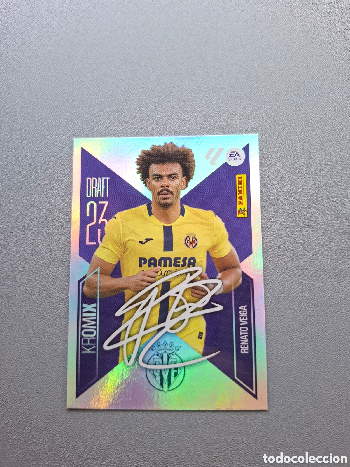 Cromos de f&uacute;tbol: Renato Veiga Kromix K20 Villarreal - Liga Este 2026 2027 26 27