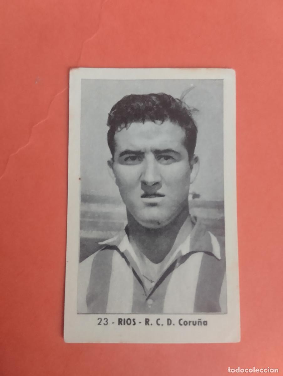 Cromos de f&uacute;tbol: CROMO DE FUTBOL. N&ordm;23. RIOS - RCD CORU&Ntilde;A. EDITORIAL RUIZ ROMERO. 1952-1953. 52-53. sin pegar..