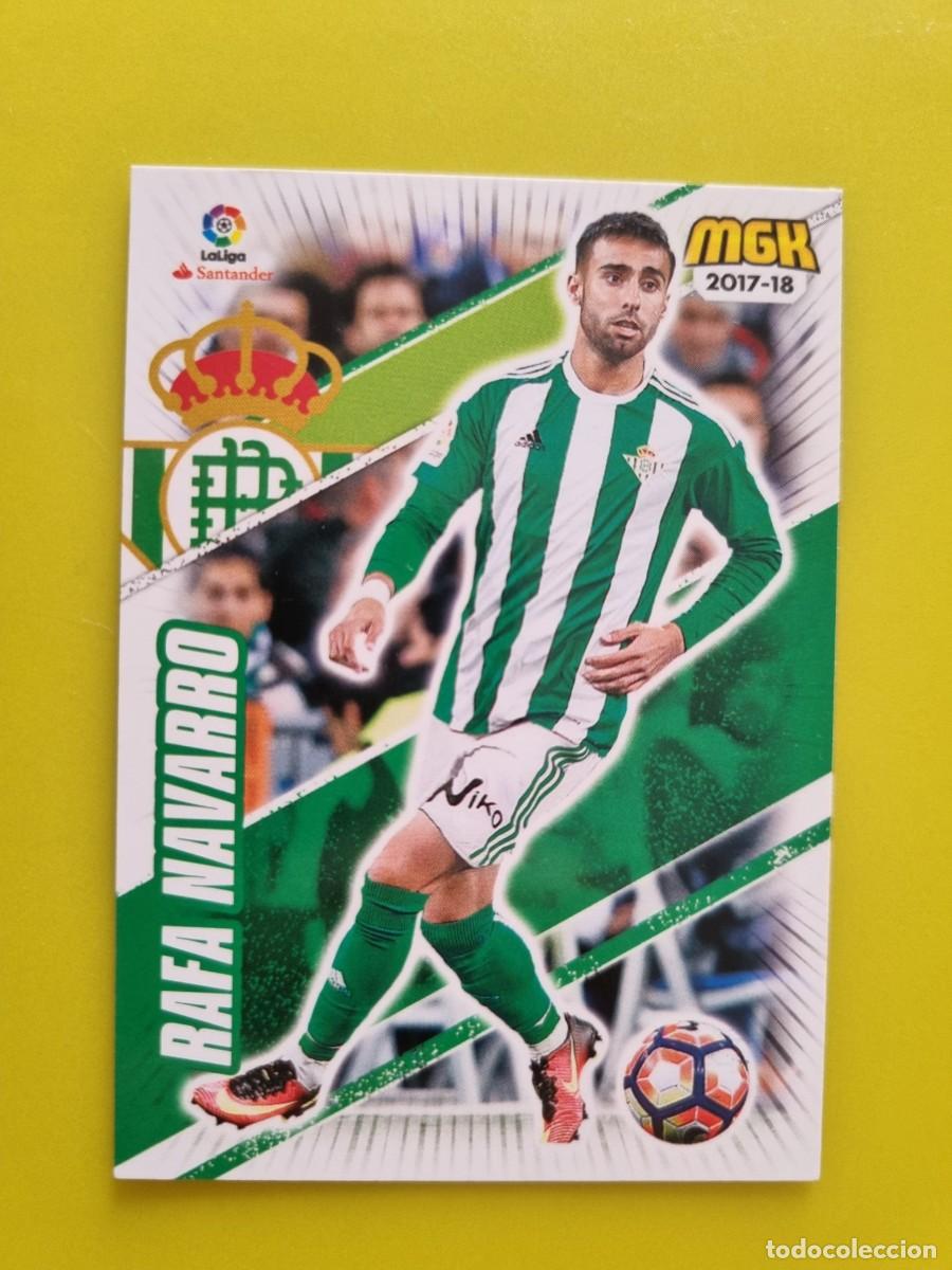 Cromos de f&uacute;tbol: CROMO FUTBOL MEGACRACKS 112 RAFA NAVARRO REAL BETIS 17 18 2017 2018 AR1026