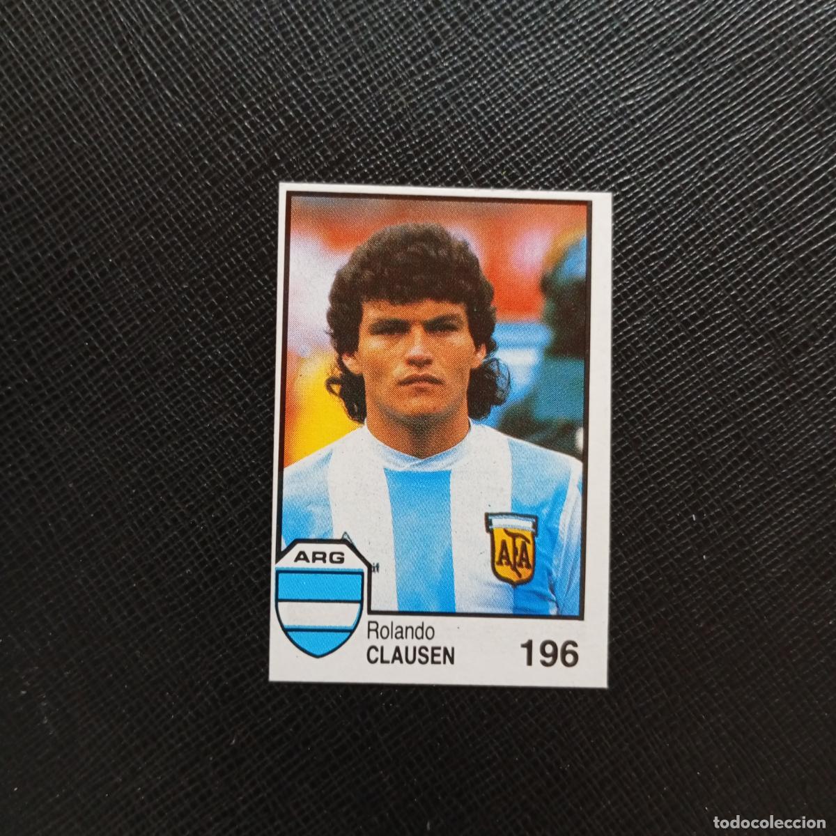 Fu&szlig;ball-Sticker: 196 CLUSEN ARGENTINA BARNA MEXICO MUNDIAL 1986 CROMO FUTBOL 86 - SIN PEGAR - A106 PG298