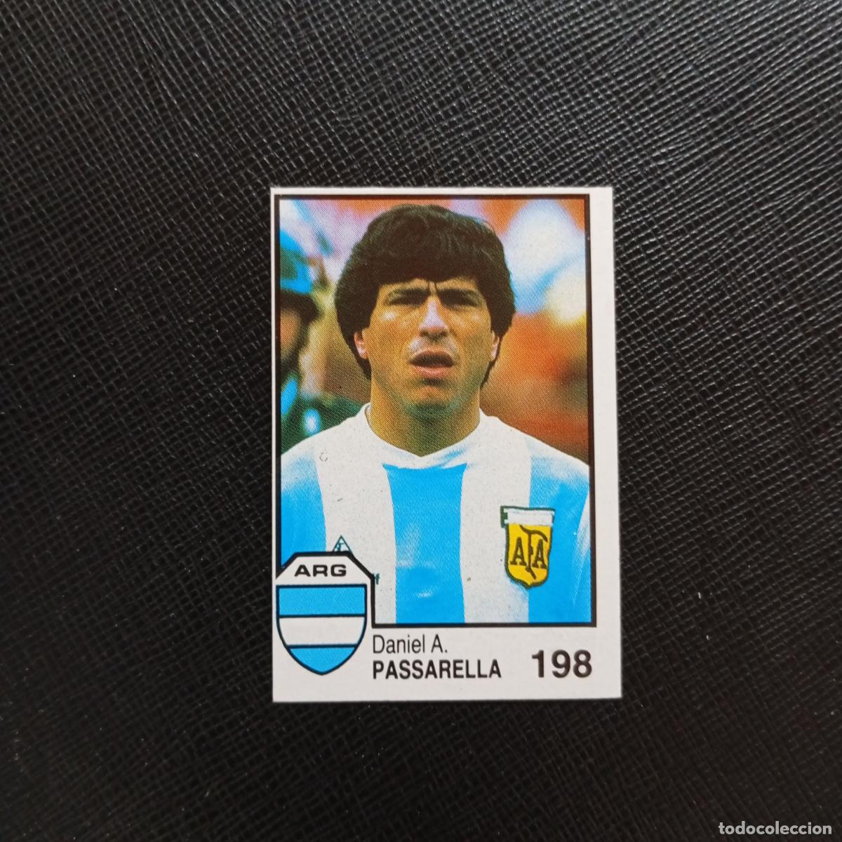 Fu&szlig;ball-Sticker: 198 PASSARELLA ARGENTINA BARNA MEXICO MUNDIAL 1986 CROMO FUTBOL 86 - SIN PEGAR - A106 PG298