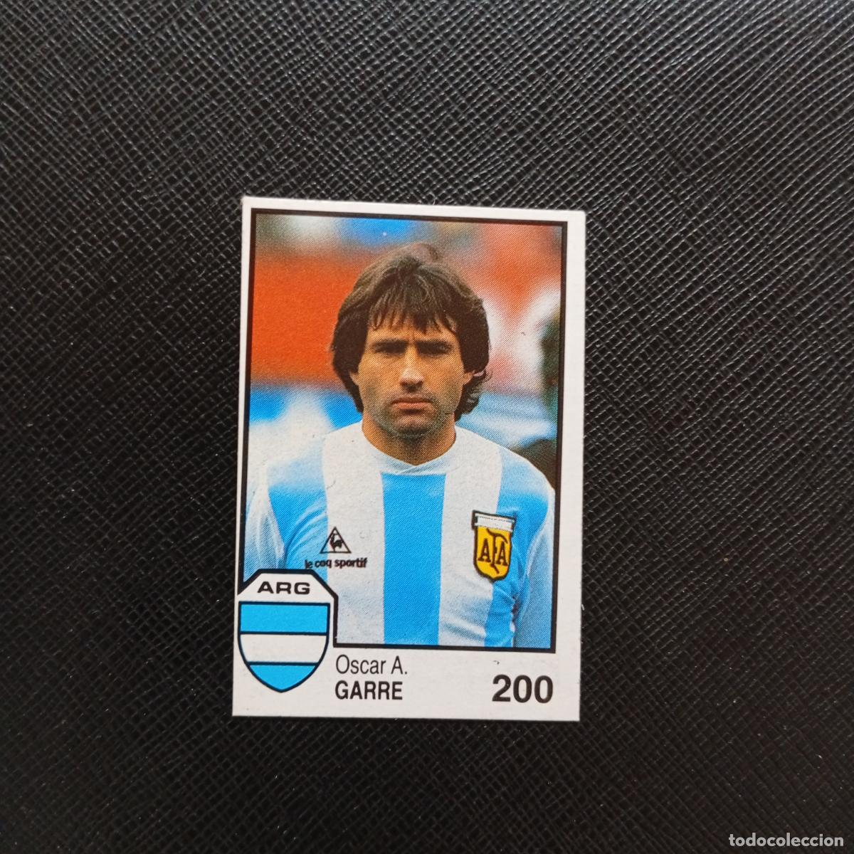 Cromos de f&uacute;tbol: 200 GARRE ARGENTINA BARNA MEXICO MUNDIAL 1986 CROMO FUTBOL 86 - SIN PEGAR - A106 PG298