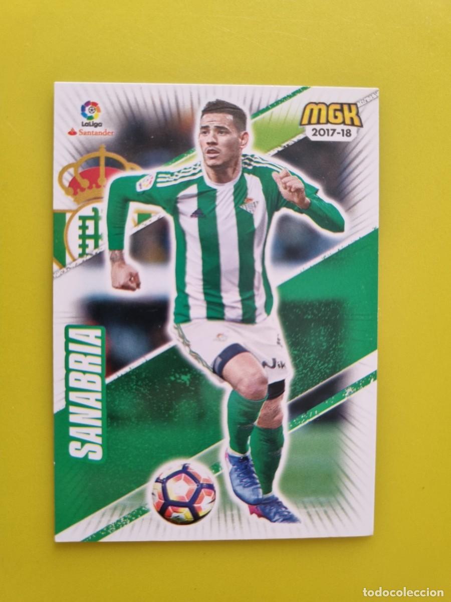 Cromos de f&uacute;tbol: CROMO FUTBOL MEGACRACKS 126 SANABRIA REAL BETIS 17 18 2017 2018 AR1026