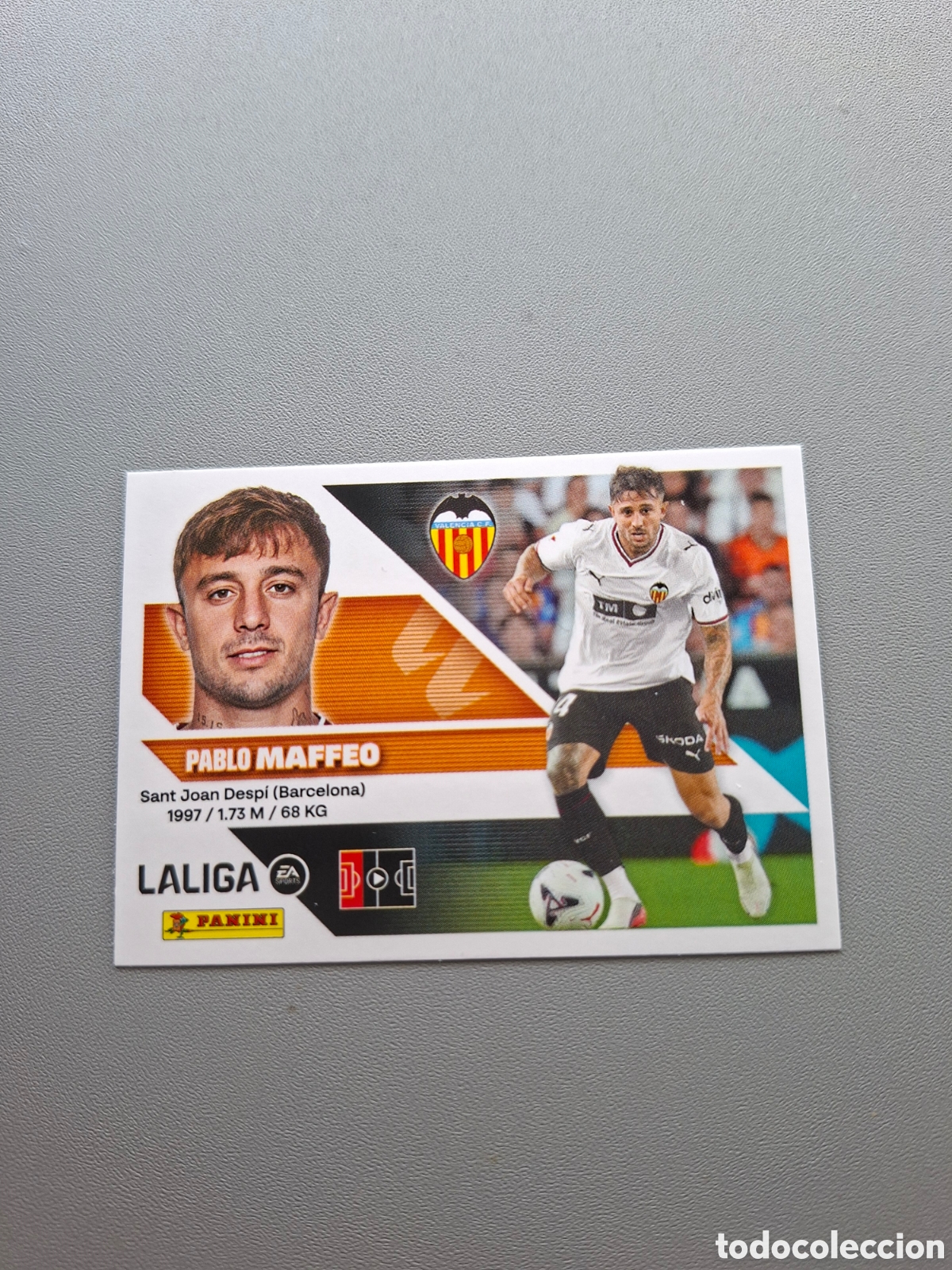 Football Stickers: Pablo Maffeo Ultimos Fichajes 28 Valencia - Liga Este 2026 2027 26 27