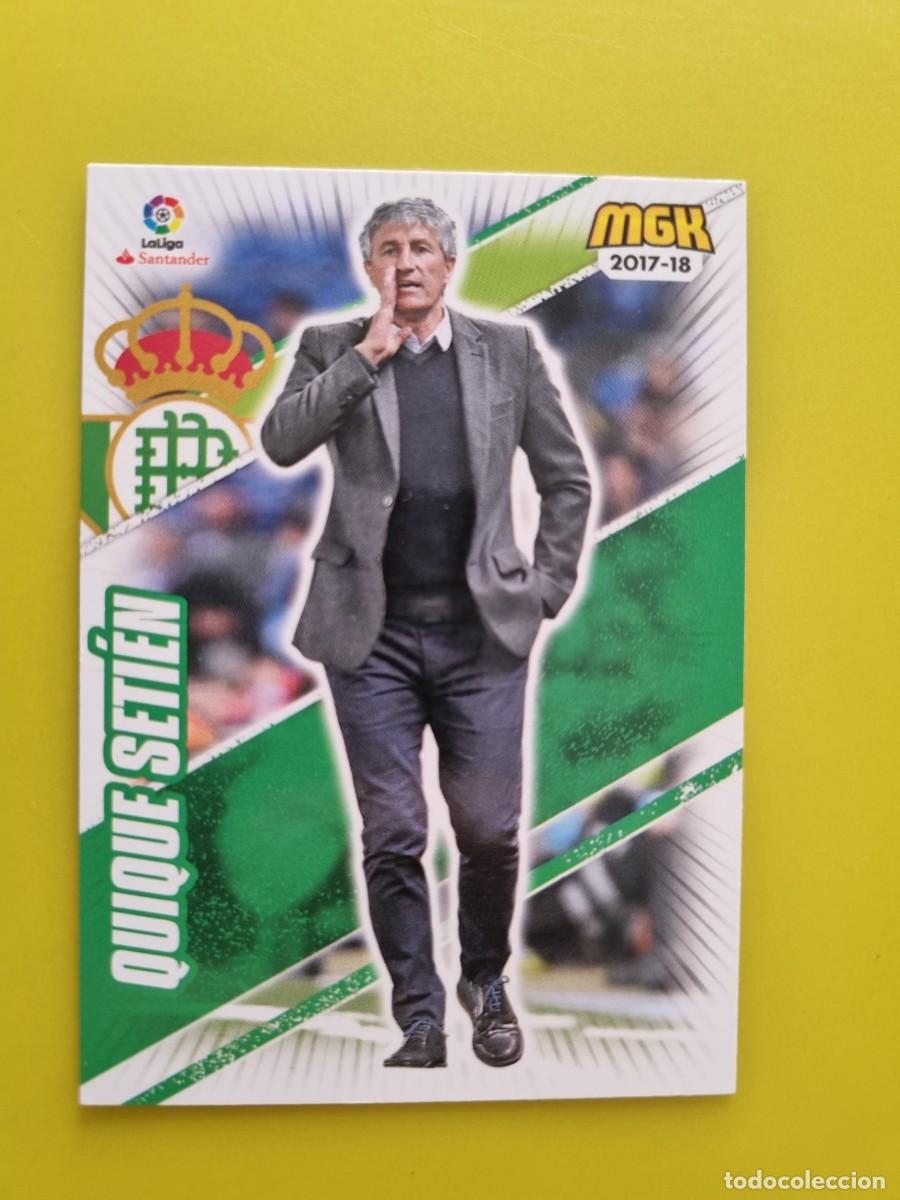 Football Stickers: CROMO FUTBOL MEGACRACKS 131 QUIQUE SETIEN REAL BETIS 17 18 2017 2018 AR1026