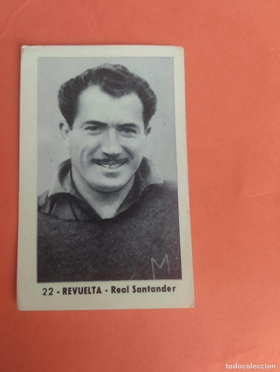 Cromos de f&uacute;tbol: CROMO DE FUTBOL. N&ordm;22 REVUELTA. REAL SANTANDER. EDITORIAL RUIZ ROMERO. 1952-1953. 52-53. sin pegar..