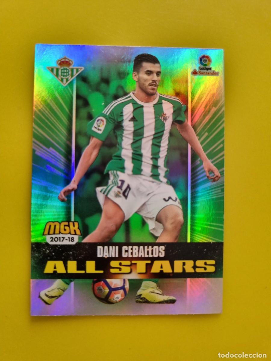 Cromos de f&uacute;tbol: CROMO FUTBOL MEGACRACKS 134 DANI CEBALLOS ALL STARS REAL BETIS 17 18 2017 2018 AR1026