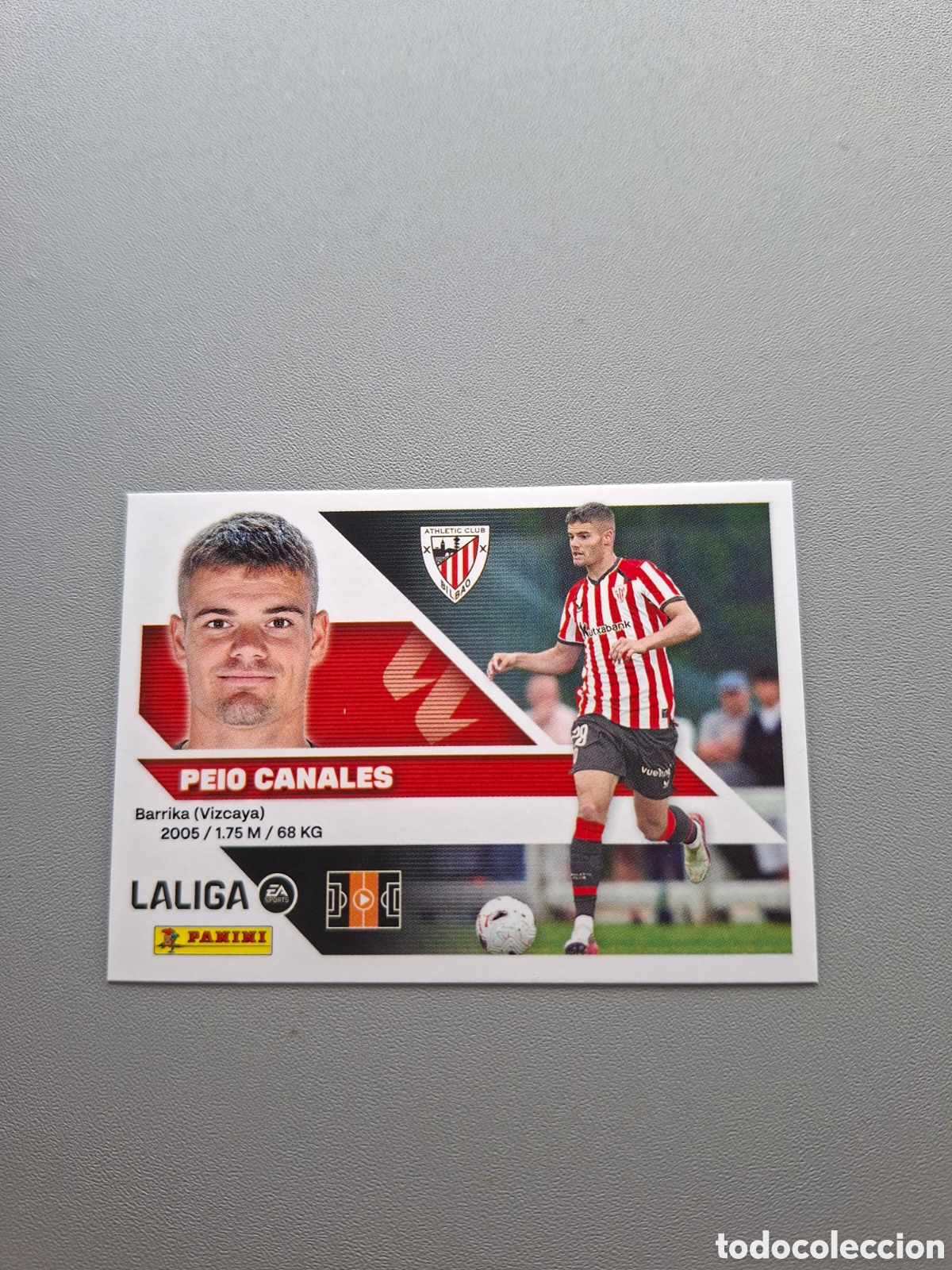 Cromos de f&uacute;tbol: Peio Canales Ultimos fichajes 35 Athletic Club - Liga Este 2026 2027 26 27