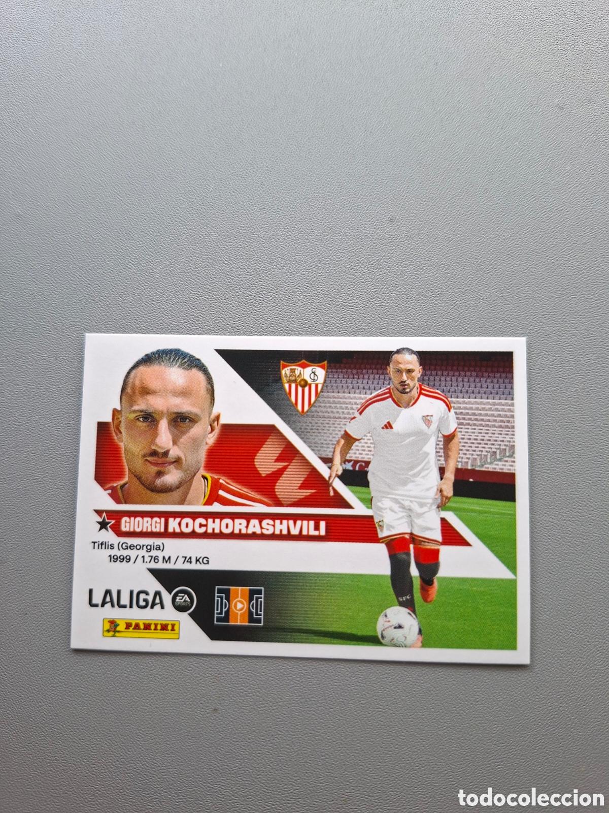 Cromos de f&uacute;tbol: Kochorashvili Ultimos Fichajes 36 Sevilla - Liga Este 2026 2027 26 27
