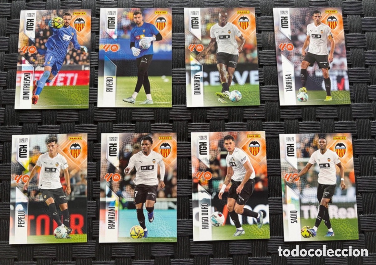 Cromos de f&uacute;tbol: LOTE VALENCIA CF MEGACRACKS MGK 2026 2027 26 27