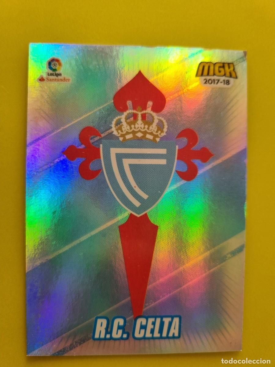 Cromos de f&uacute;tbol: CROMO FUTBOL MEGACRACKS 136 ESCUDO RC CELTA DE VIGO 17 18 2017 2018 AR1026