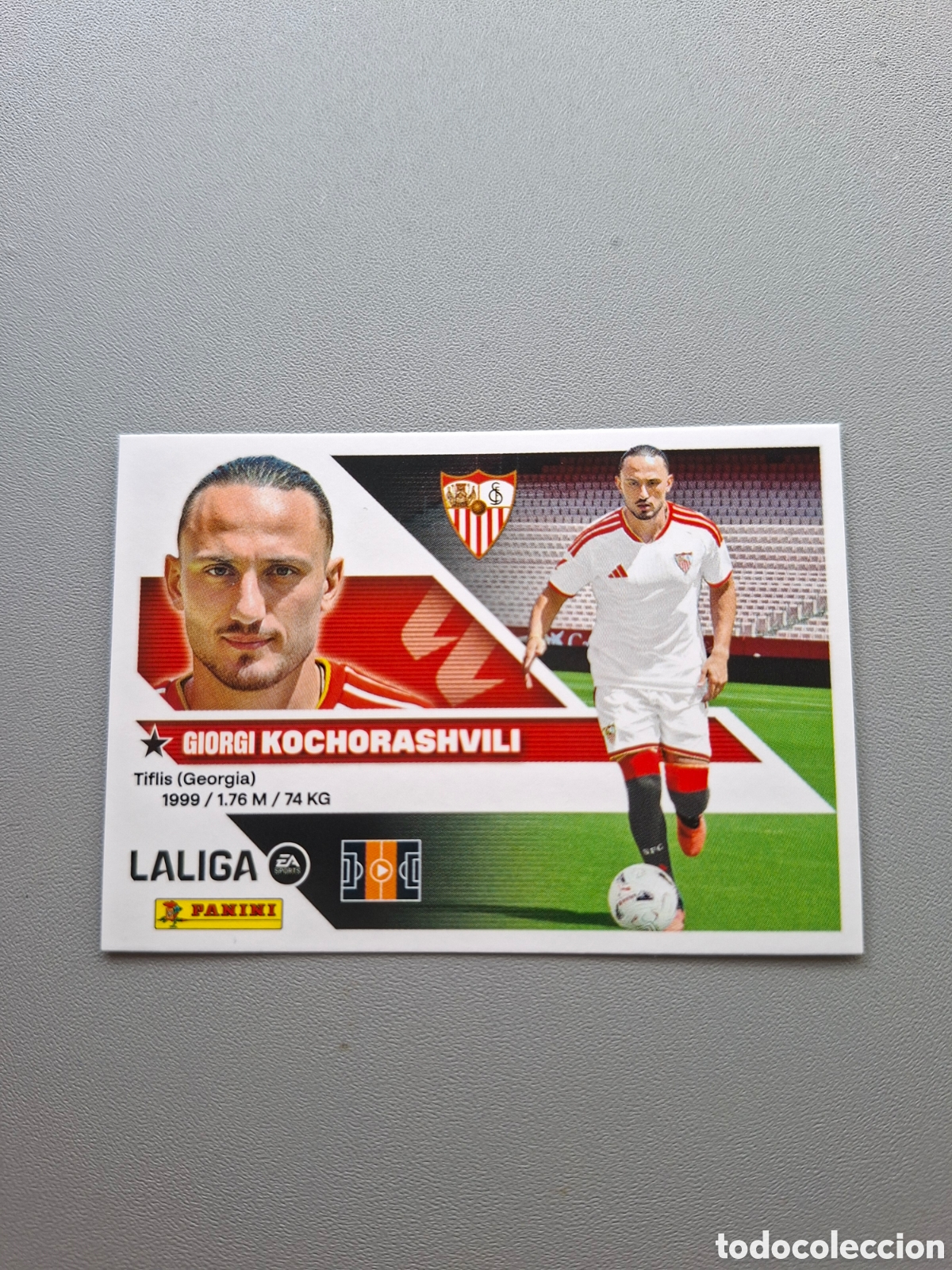 Cromos de f&uacute;tbol: Kochorashvili Ultimos Fichajes 36 Sevilla - Liga Este 2026 2027 26 27