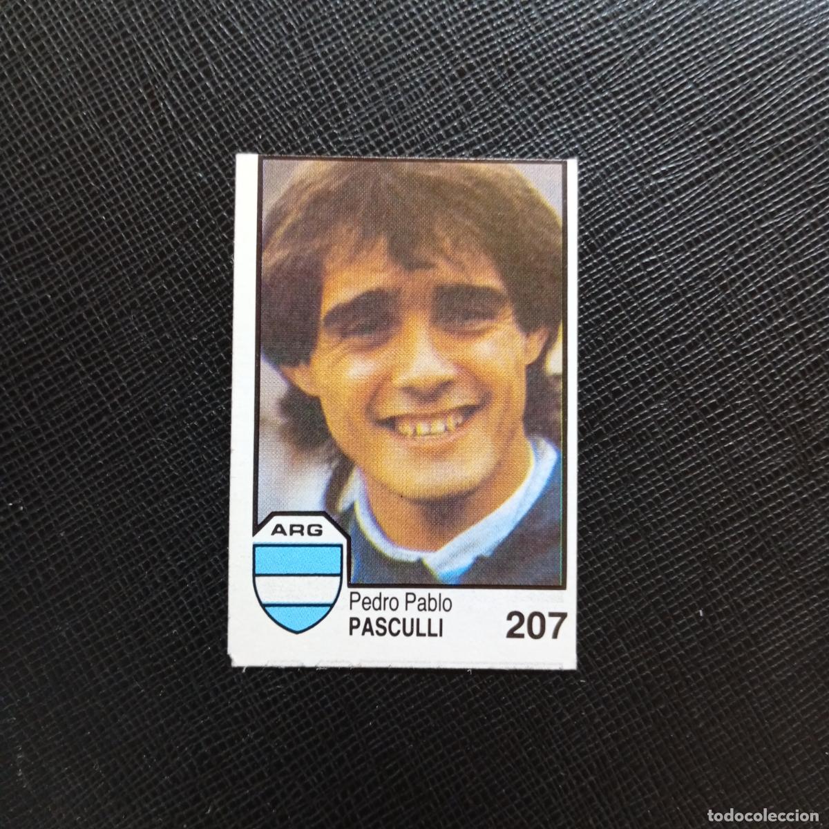 Cromos de f&uacute;tbol: 207 PASCULLI ARGENTINA BARNA MEXICO MUNDIAL 1986 CROMO FUTBOL 86 - SIN PEGAR - A106 PG307