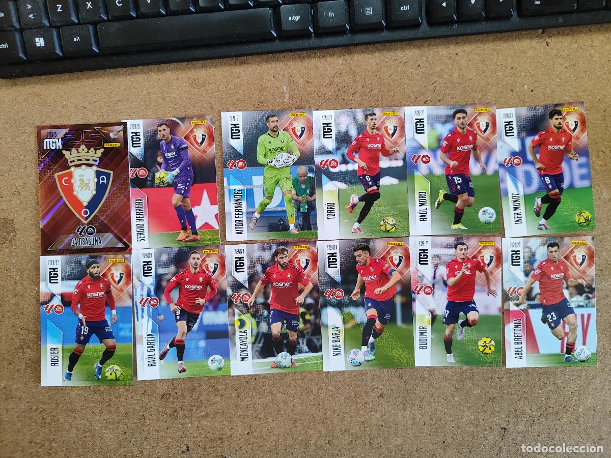 Fu&szlig;ball-Sticker: MEGACRACKS 26/27 LOTE DE 12 CARTAS DEL OSASUNA # PANINI