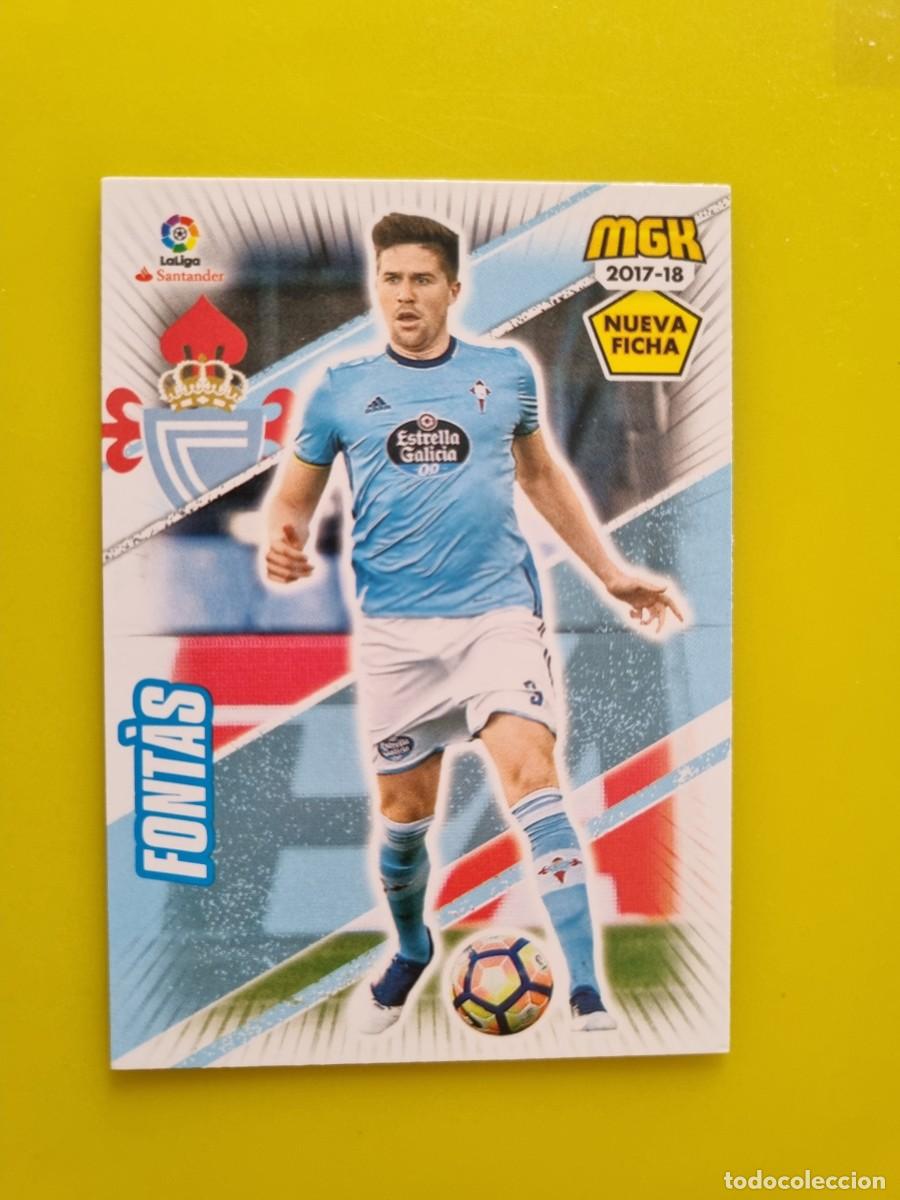 Cromos de f&uacute;tbol: CROMO FUTBOL MEGACRACKS 145 BIS FONTAS RC CELTA DE VIGO 17 18 2017 2018 AR1026