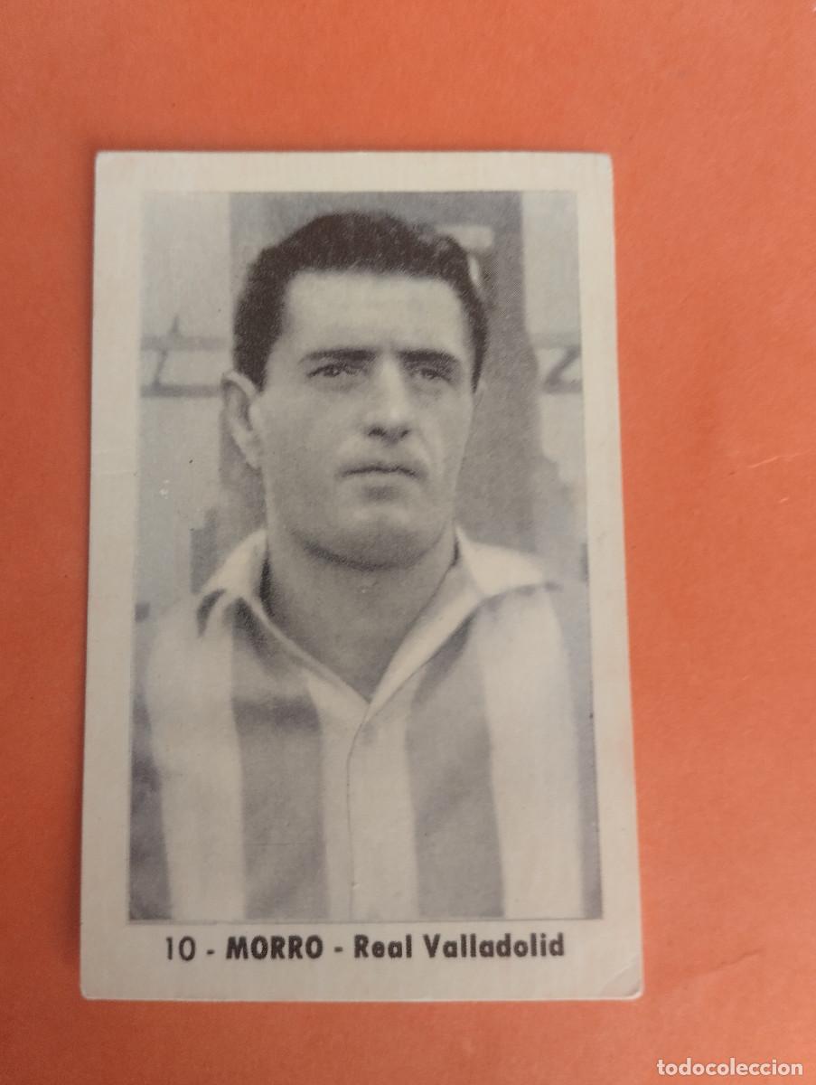 Cromos de f&uacute;tbol: CROMO DE FUTBOL. N&ordm;10 MORRO REAL VALLLADOLID. EDITORIAL RUIZ ROMERO. 1952-1953. 52-53. sin pegar..