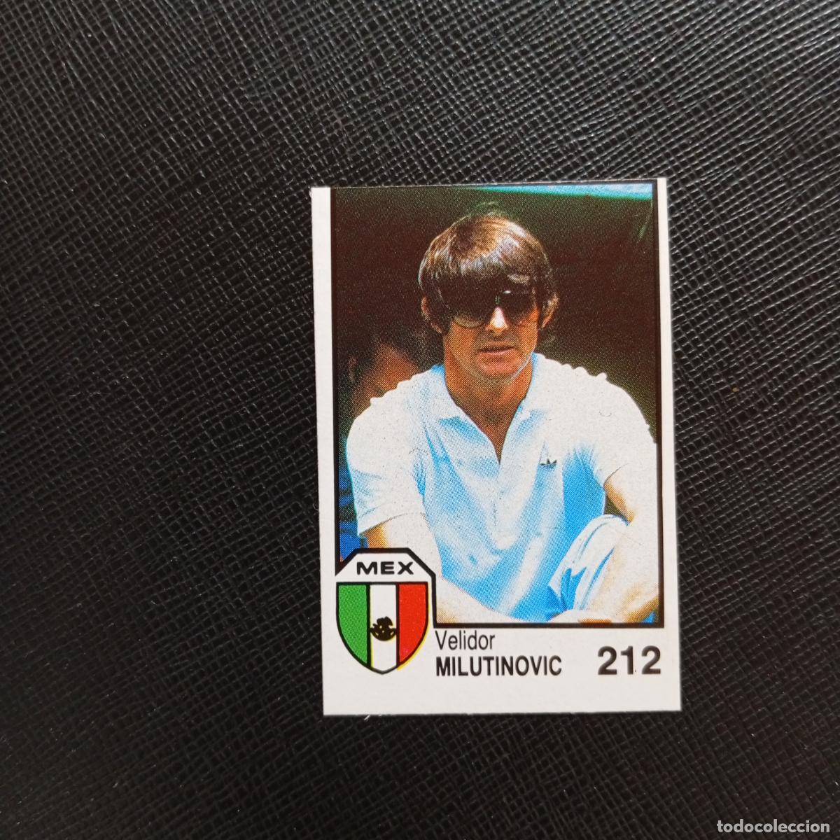 Football Stickers: 212 MILUTINOVIC MEXICO BARNA MEXICO MUNDIAL 1986 CROMO FUTBOL 86 - SIN PEGAR - A106 PG307