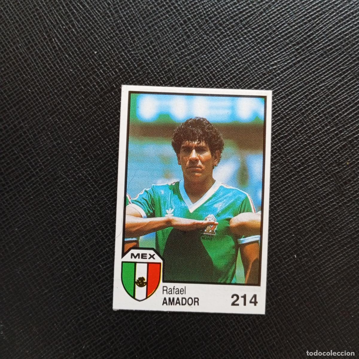 Cartes &agrave; collectionner de Football: 214 AMADOR MEXICO BARNA MEXICO MUNDIAL 1986 CROMO FUTBOL 86 - SIN PEGAR - A106 PG325