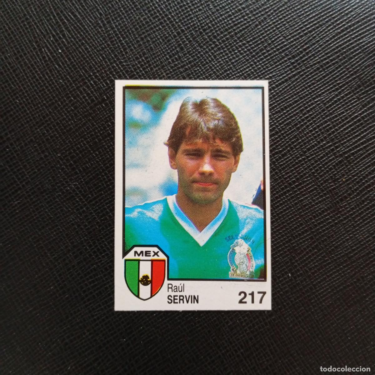 Cartes &agrave; collectionner de Football: 217 SERVIN MEXICO BARNA MEXICO MUNDIAL 1986 CROMO FUTBOL 86 - SIN PEGAR - A106 PG343