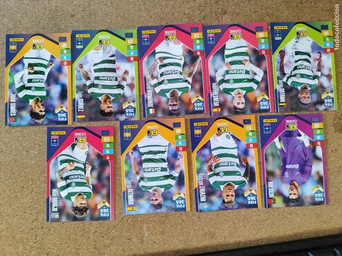 Cromos de Futebol: ADRENALYN XL FIFA 365 2027 LOTE 9 CARTAS DE SPORTING DE PORTUGAL # PANINI