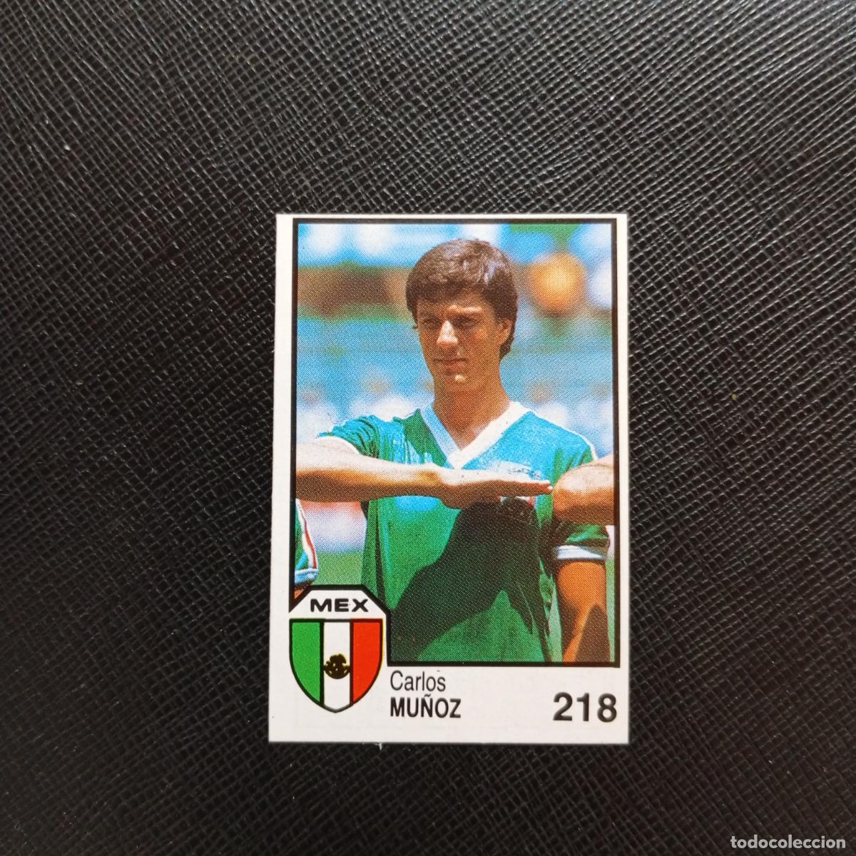 Cromos de f&uacute;tbol: 218 MU&Ntilde;OZ MEXICO BARNA MEXICO MUNDIAL 1986 CROMO FUTBOL 86 - SIN PEGAR - A106 PG370