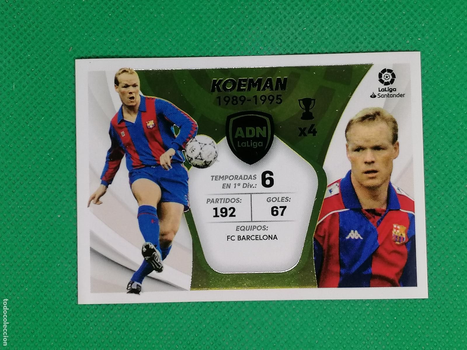 Cromos de f&uacute;tbol: KOEMAN BARCELONA 18 ADN LALIGA ⚽ PANINI LIGA ESTE 21 22 2021 2022 ⚽