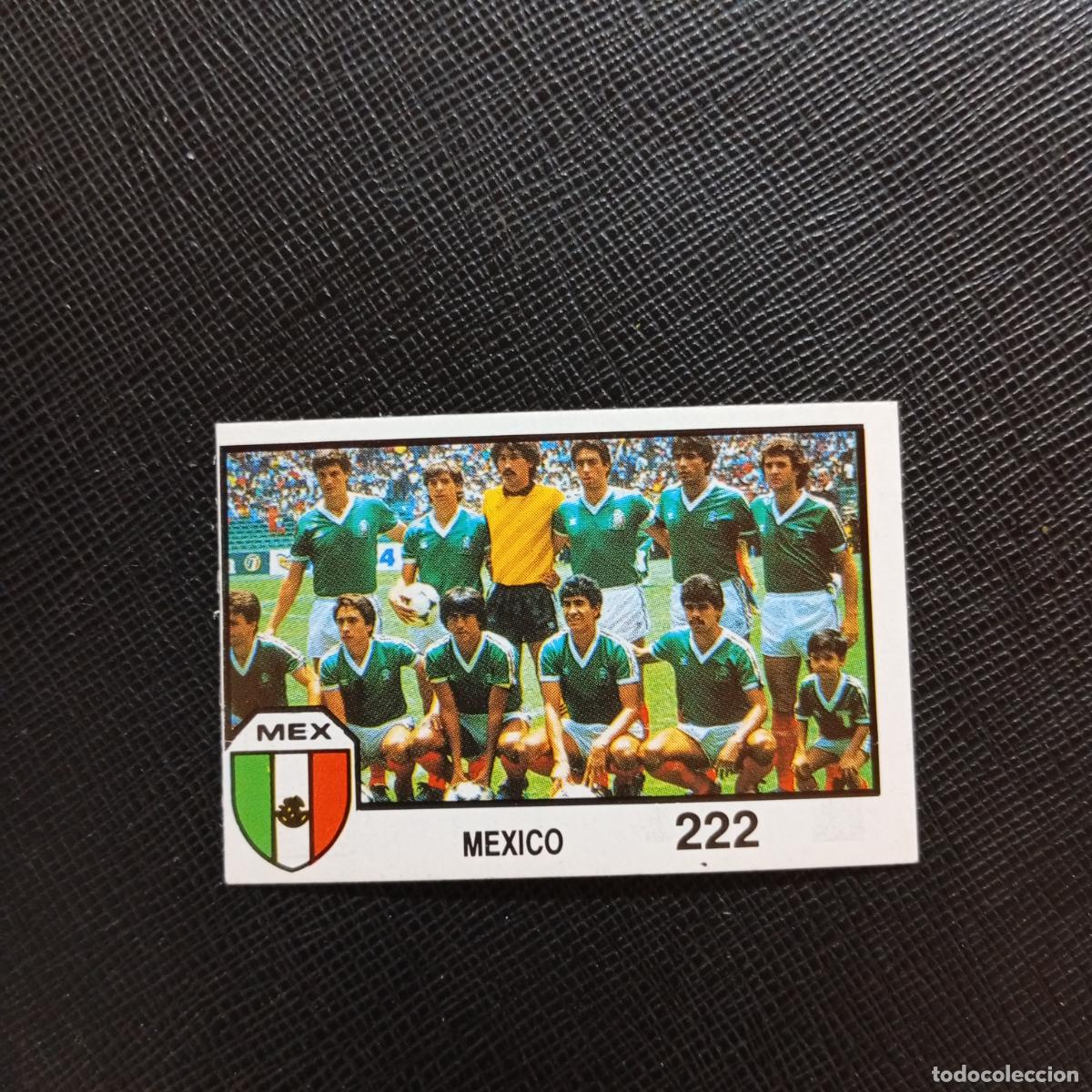 Cromos de f&uacute;tbol: 222 ALINEACION MEXICO BARNA MEXICO MUNDIAL 1986 CROMO FUTBOL 86 - SIN PEGAR - A106 PG406