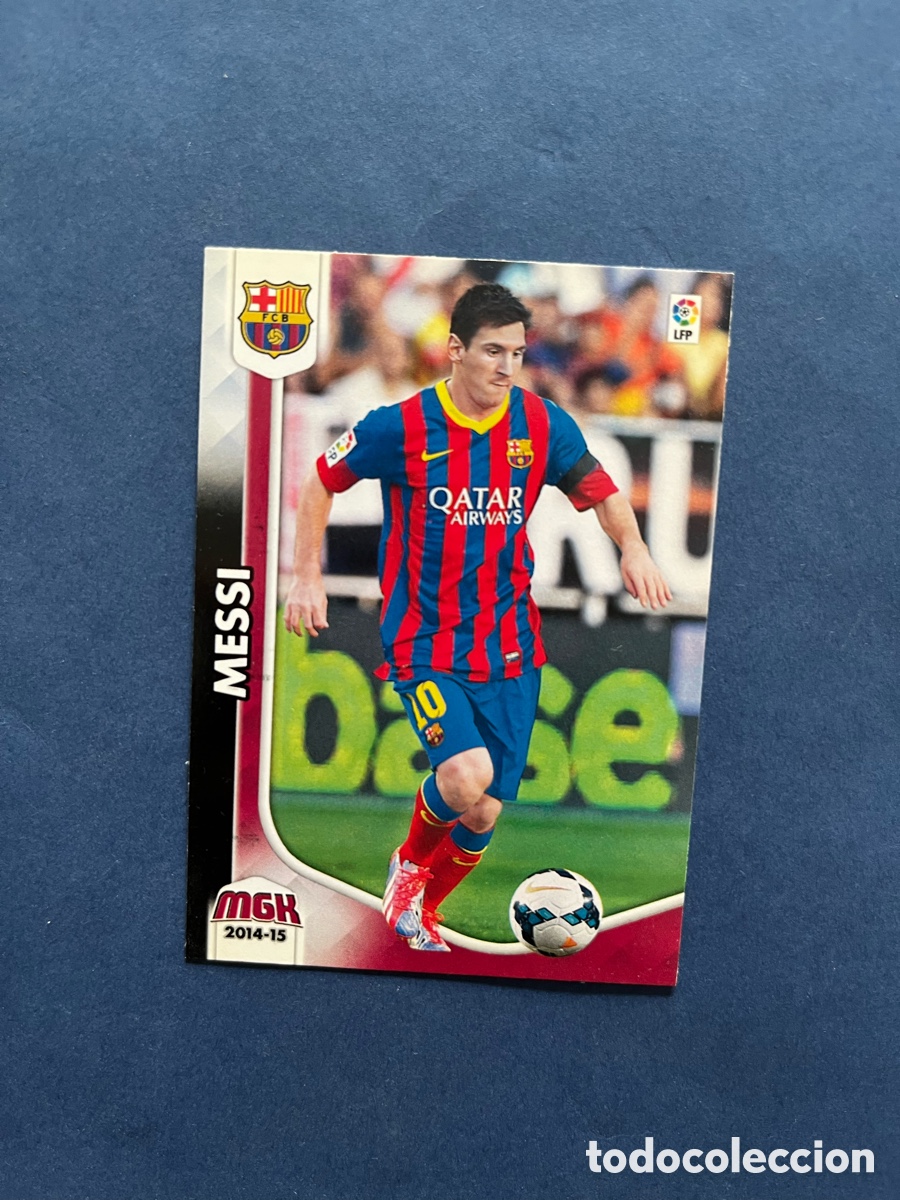 Cromos de f&uacute;tbol: Messi Megacracks Panini 2014-15 .