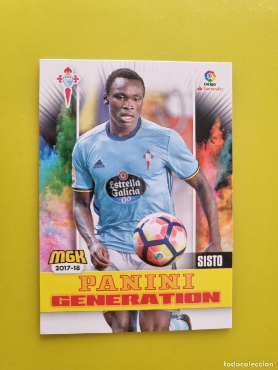 Cromos de f&uacute;tbol: CROMO FUTBOL MEGACRACKS 162 SISTO GENERATION CELTA DE VIGO 17 18 2017 2018 AR1026