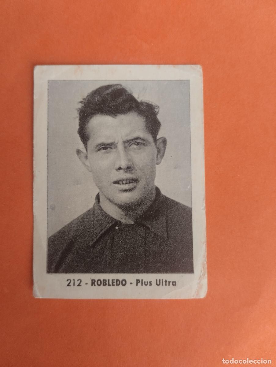 Cromos de f&uacute;tbol: CROMO FUTBOL. N&ordm;212 ROBLEDO. PLUS ULTRA. EDITORIAL RUIZ ROMERO. 1952-1953. 52-53. sin pegar..