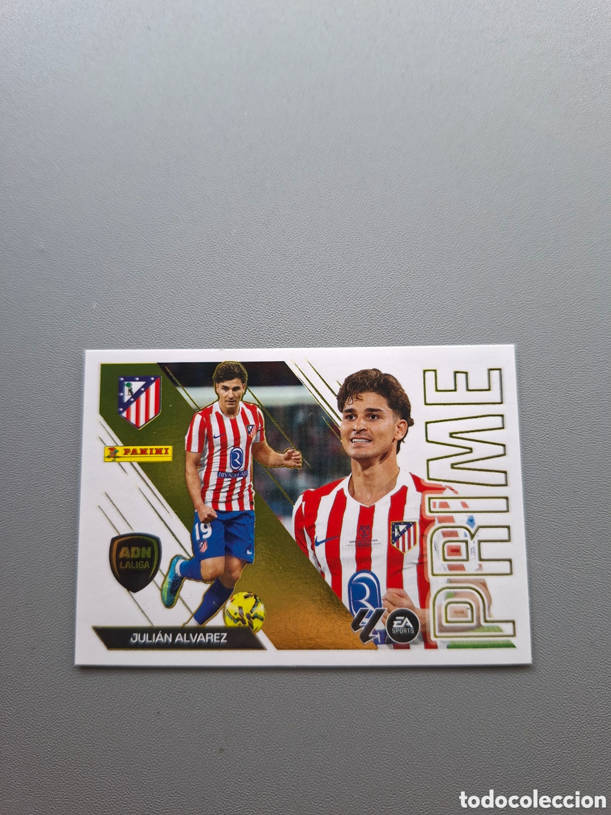 Cromos de f&uacute;tbol: Julian Alvarez 5 ADN Prime Atletico de Madrid - Liga Este 2026 2027 26 27