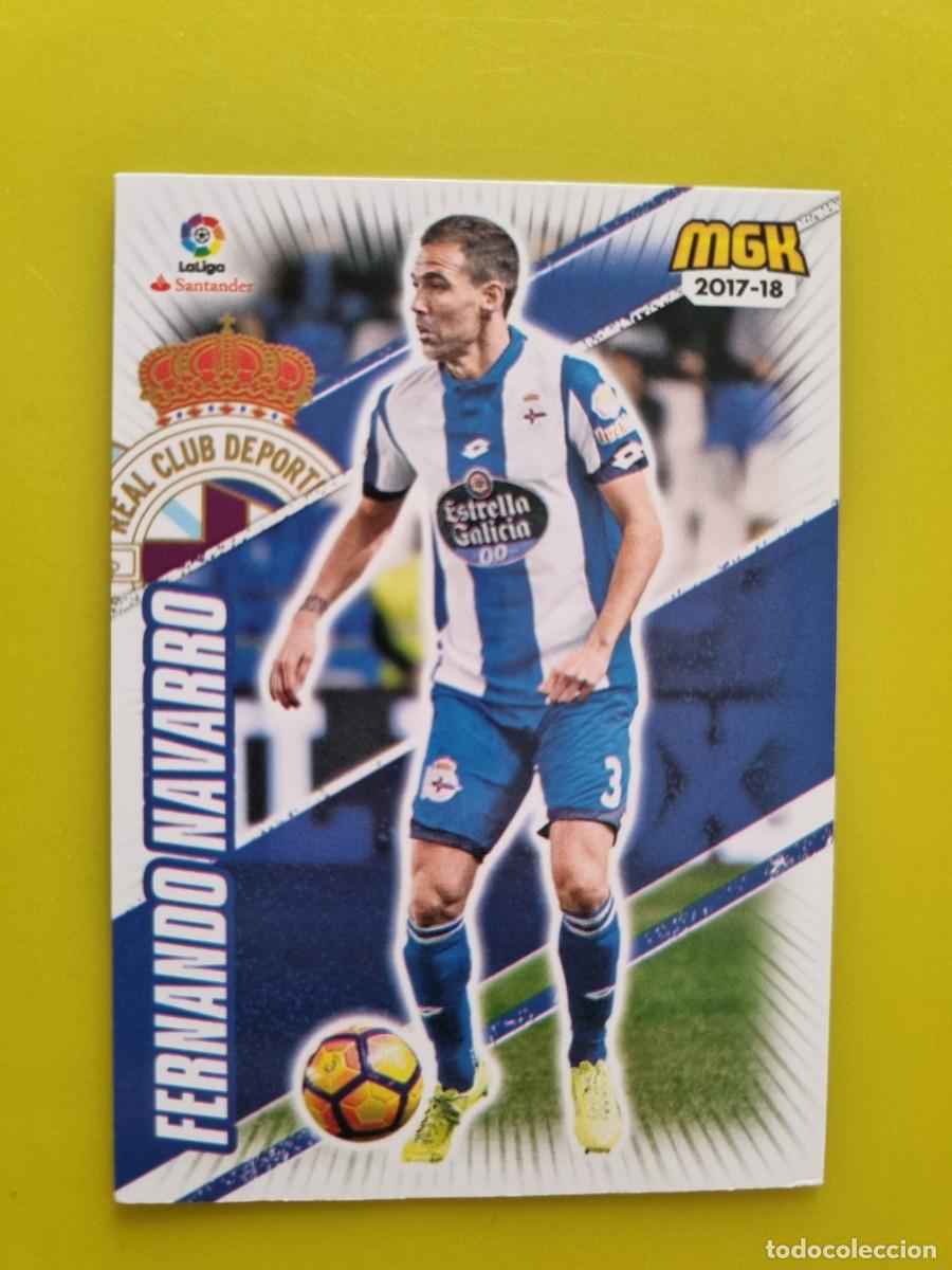 Cromos de f&uacute;tbol: CROMO FUTBOL MEGACRACKS 170 FERNANDO NAVARRO DEPORTIVO LA CORU&Ntilde;A 17 18 2017 2018 AR1026