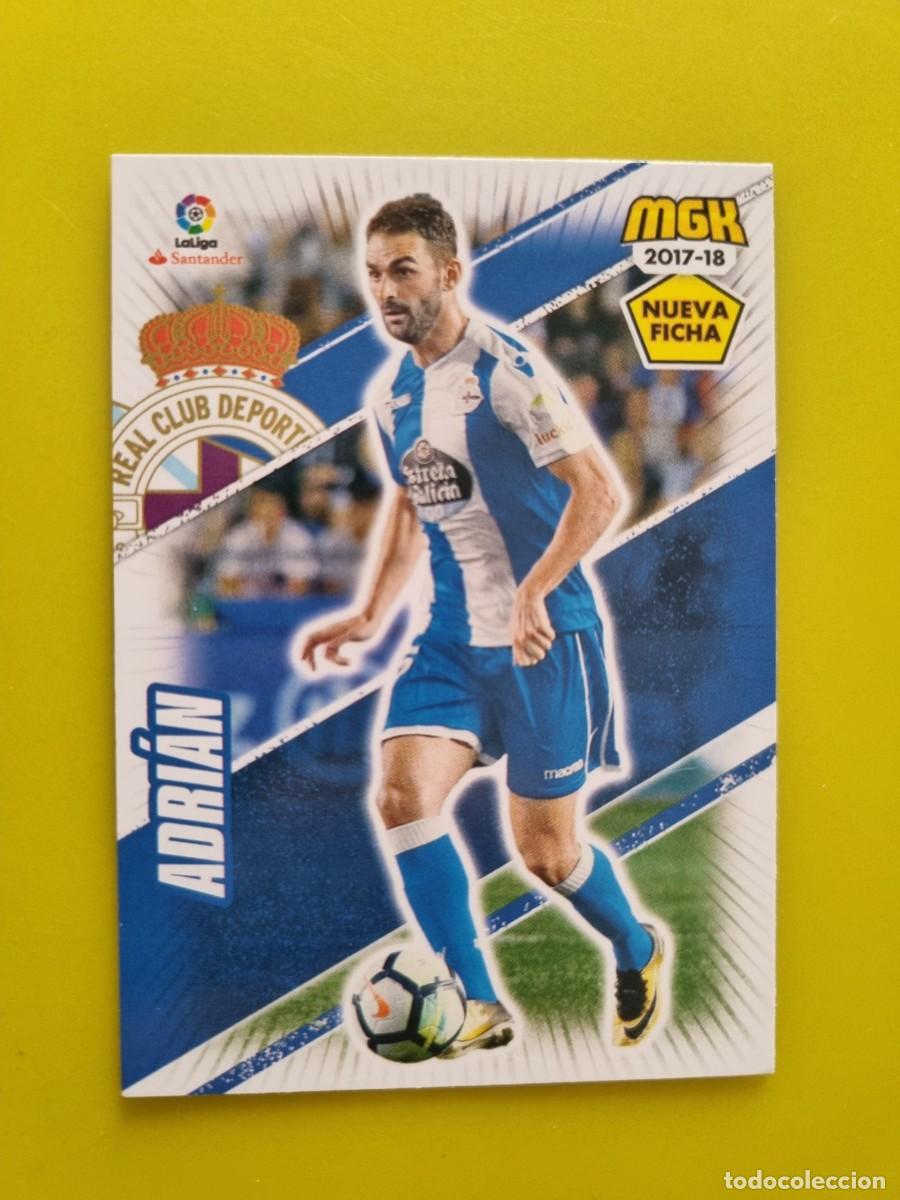 Cromos de f&uacute;tbol: CROMO FUTBOL MEGACRACKS 176 BIS ADRIANDEPORTIVO LA CORU&Ntilde;A 17 18 2017 2018 AR1026
