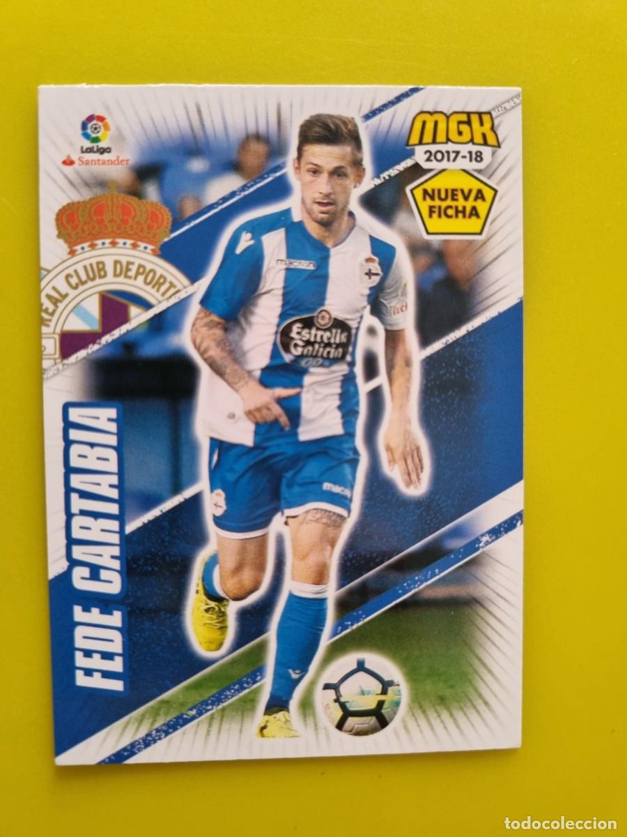 Figurine di Calcio: CROMO FUTBOL MEGACRACKS 178 BIS FEDE CARTABIA DEPORTIVO LA CORU&Ntilde;A 17 18 2017 2018 AR1026
