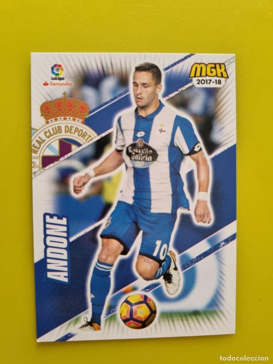 Figurine di Calcio: CROMO FUTBOL MEGACRACKS 179 ANDONE DEPORTIVO LA CORU&Ntilde;A 17 18 2017 2018 AR1026