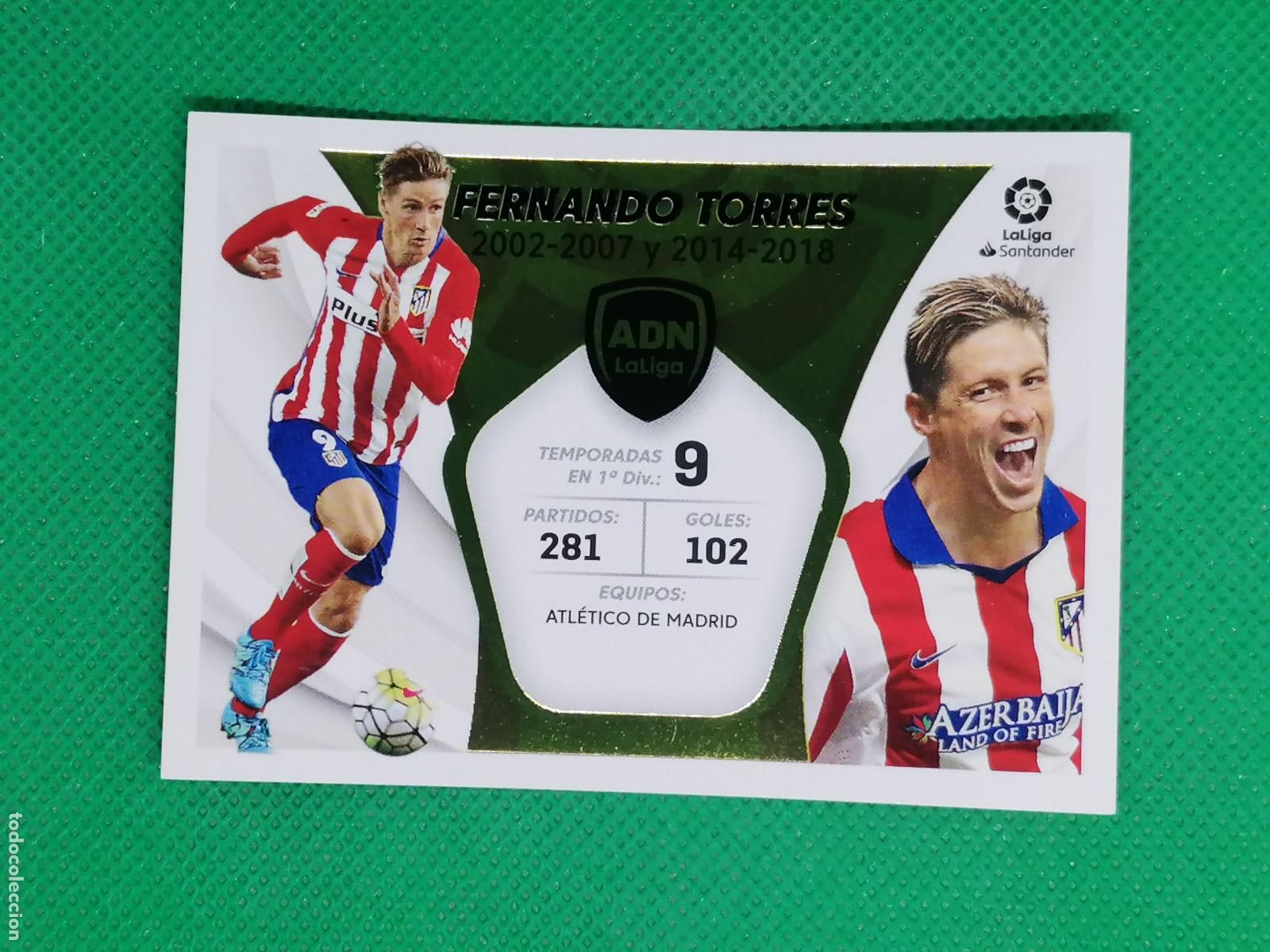 Figurine di Calcio: FERNANDO TORRES ATLETICO DE MADRID ADN 10 LALIGA ⚽ PANINI LIGA ESTE 21 22 2021 2022 ⚽