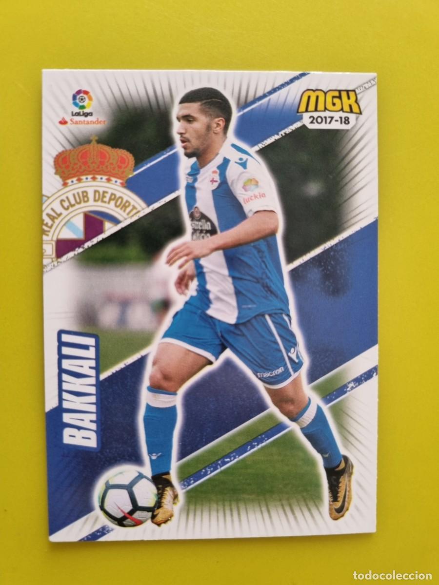 Figurine di Calcio: CROMO FUTBOL MEGACRACKS 180 BAKKALI DEPORTIVO LA CORU&Ntilde;A 17 18 2017 2018 AR1026