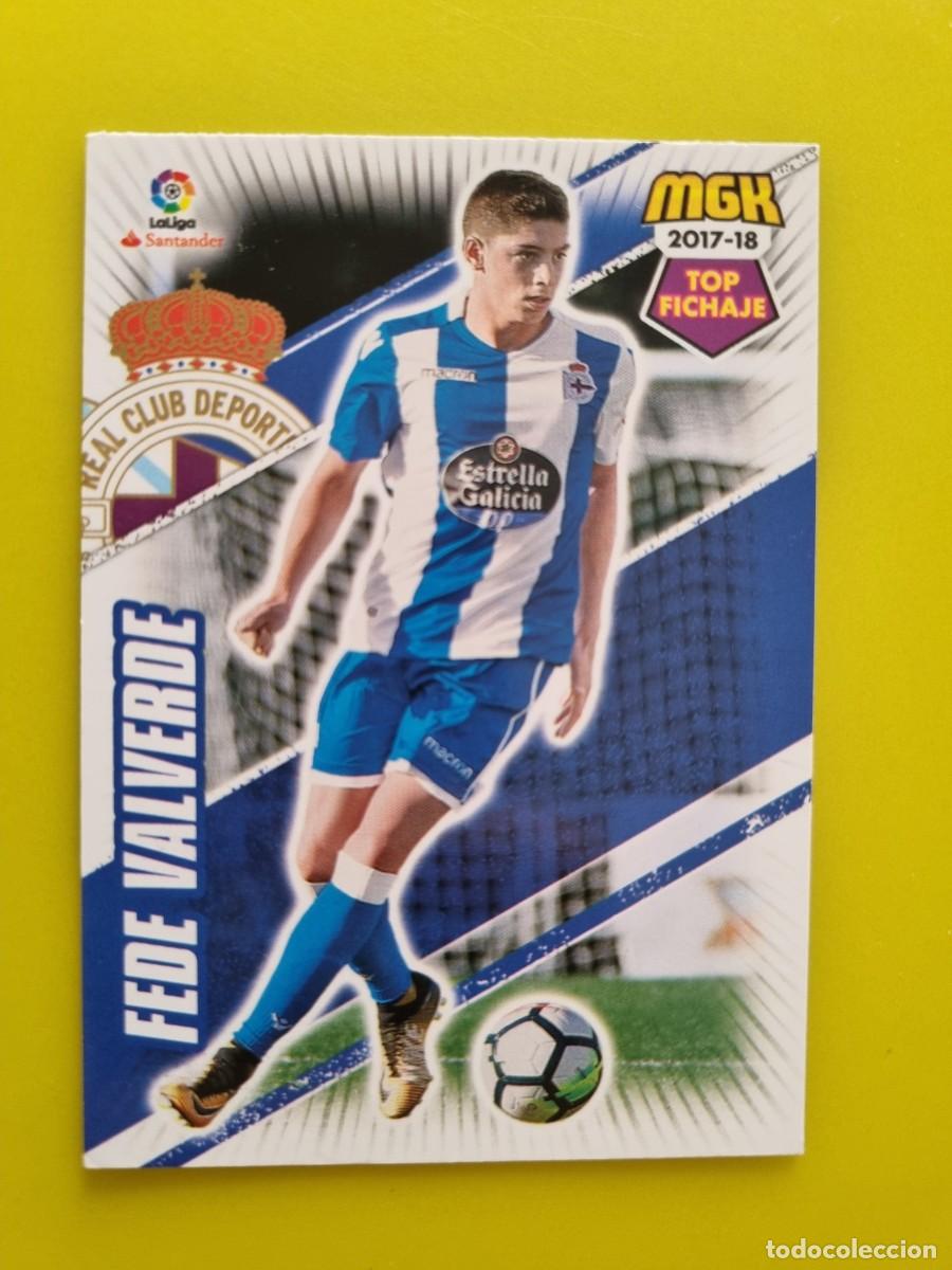Figurine di Calcio: CROMO FUTBOL MEGACRACKS 182 FEDE VALVERDE DEPORTIVO LA CORU&Ntilde;A 17 18 2017 2018 AR1026