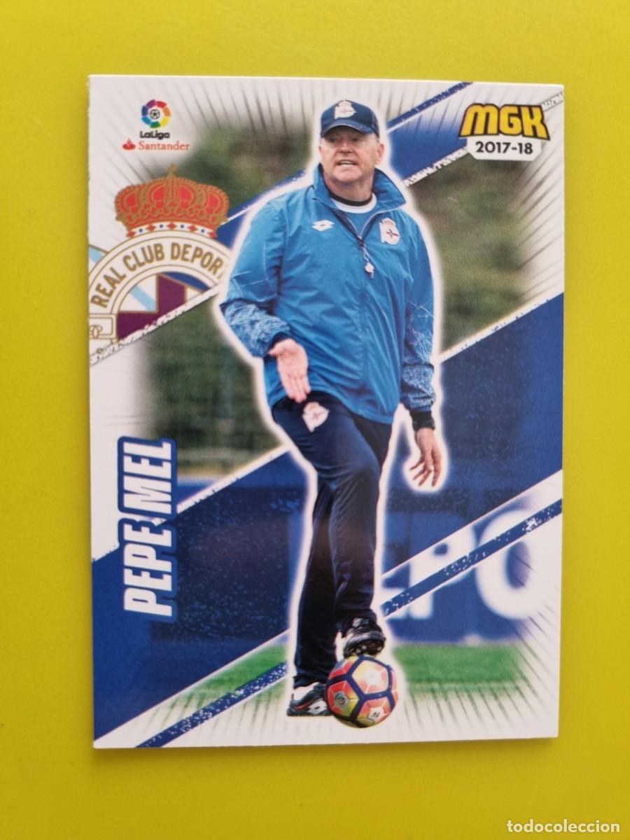 Fu&szlig;ball-Sticker: CROMO FUTBOL MEGACRACKS 185 PEPE MEL ENTRENADRO DEPORTIVO LA CORU&Ntilde;A 17 18 2017 2018 AR1026