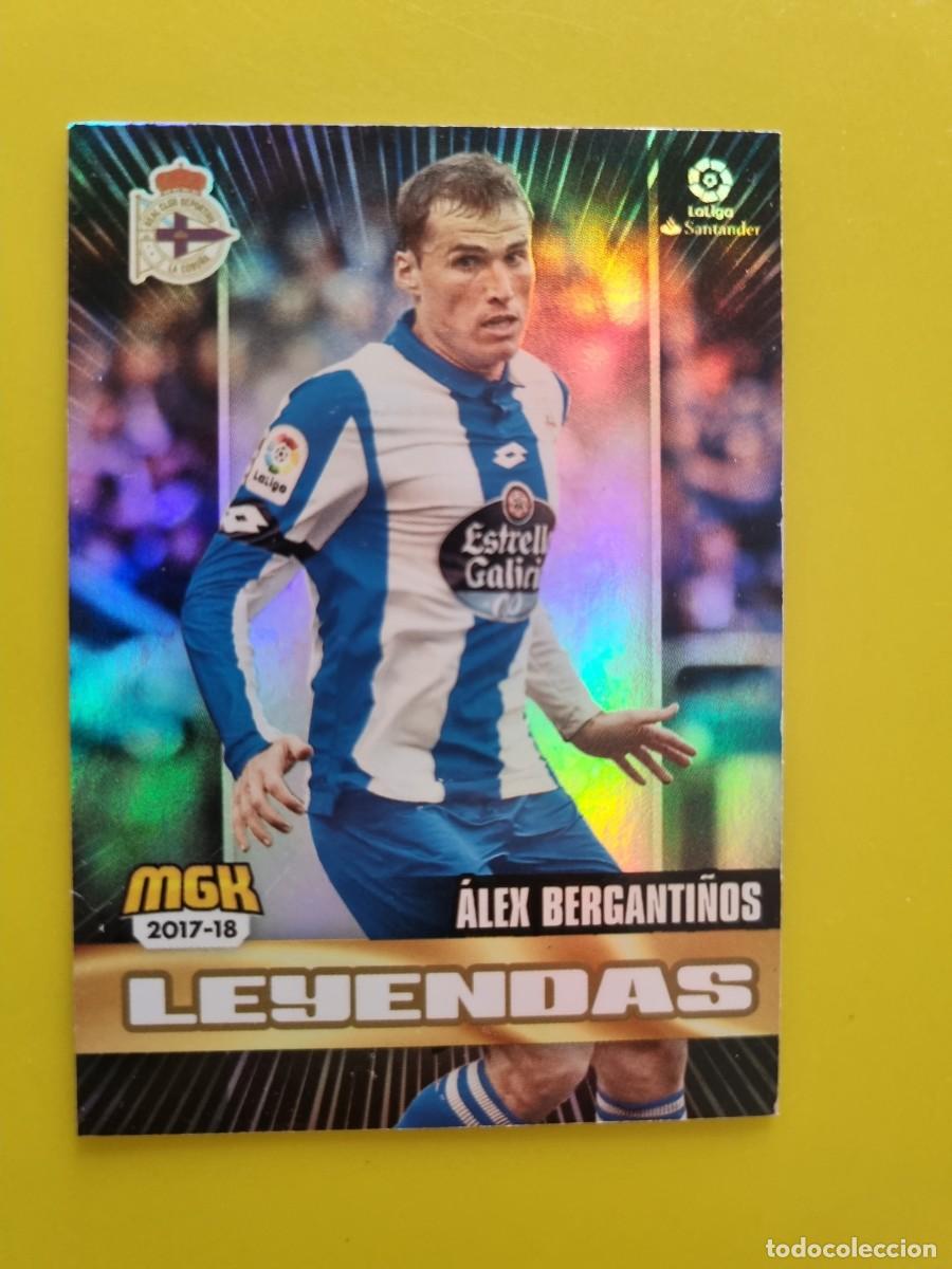 Fu&szlig;ball-Sticker: CROMO FUTBOL MEGACRACKS 186 ALEX BERGANTI&Ntilde;OS LEYENDAS DEPORTIVO LA CORU&Ntilde;A 17 18 2017 2018 AR1026
