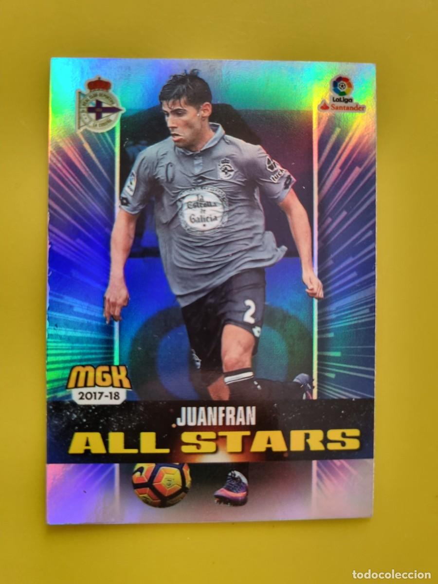 Fu&szlig;ball-Sticker: CROMO FUTBOL MEGACRACKS 187 JUANFRAN ALL STARS DEPORTIVO LA CORU&Ntilde;A 17 18 2017 2018 AR1026