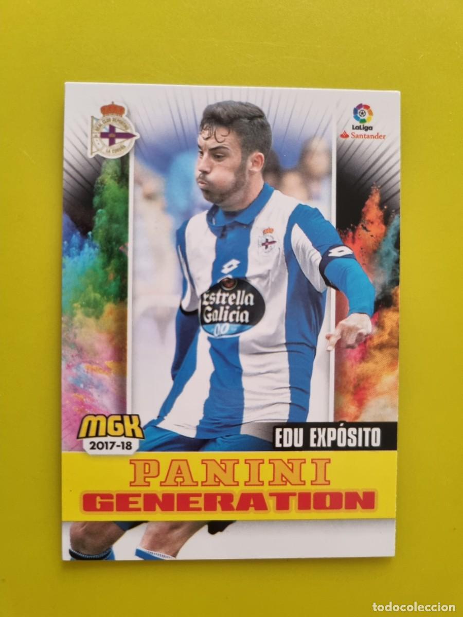 Fu&szlig;ball-Sticker: CROMO FUTBOL MEGACRACKS 189 EDU EXPOSITO ALL STARS DEPORTIVO LA CORU&Ntilde;A 17 18 2017 2018 AR1026