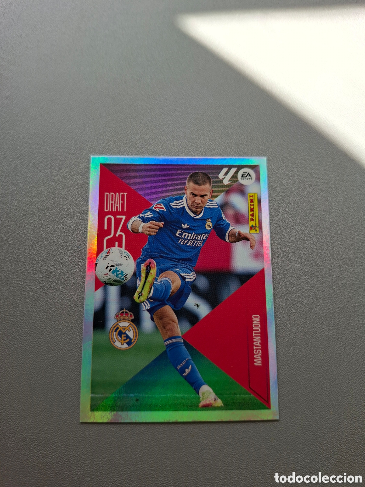 Cromos de f&uacute;tbol: Mastantuono 16 Draft 23 Real Madrid - Liga Este 2026 2027 26 27