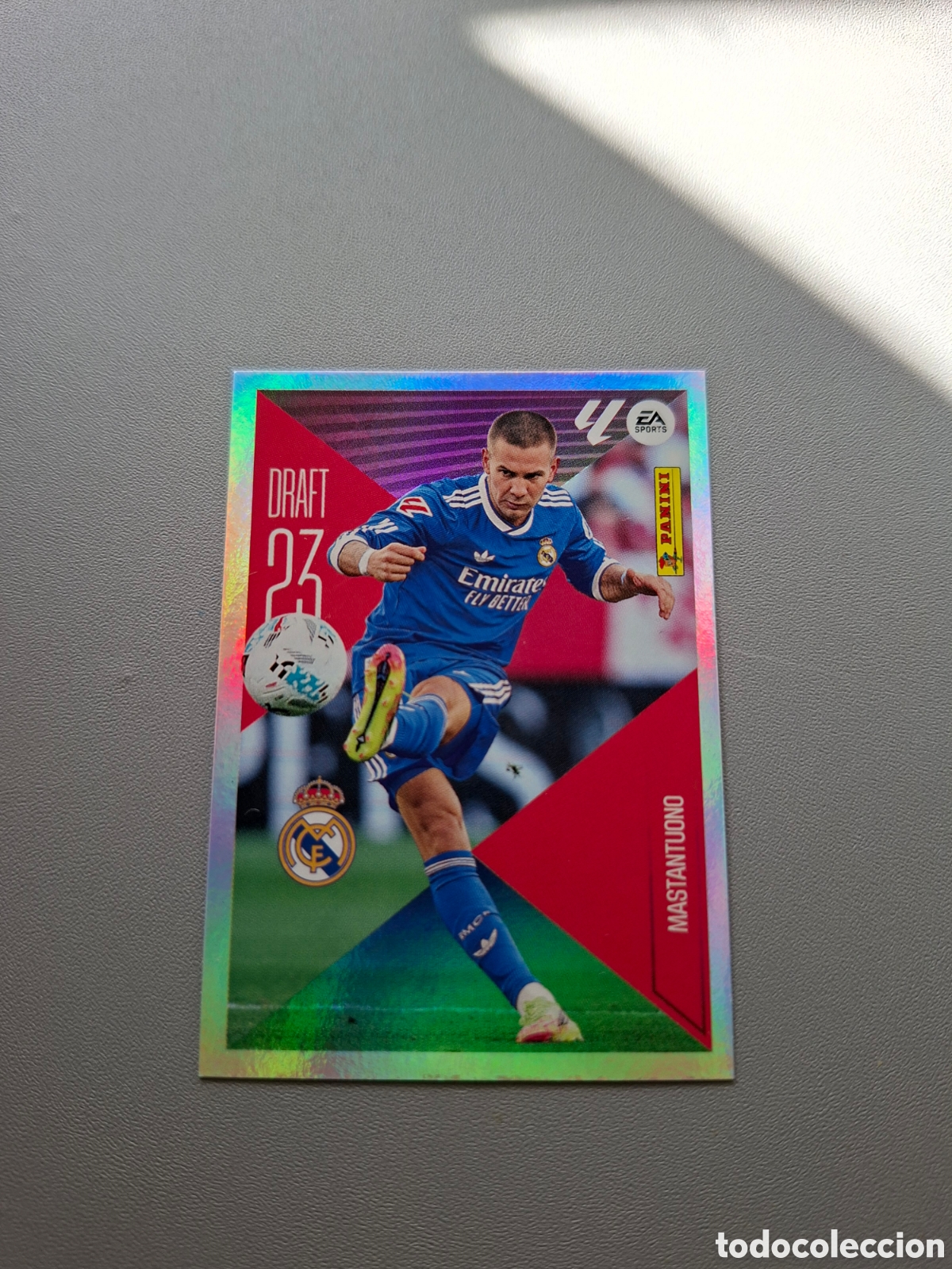 Cromos de f&uacute;tbol: Mastantuono 16 Draft 23 Real Madrid - Liga Este 2026 2027 26 27
