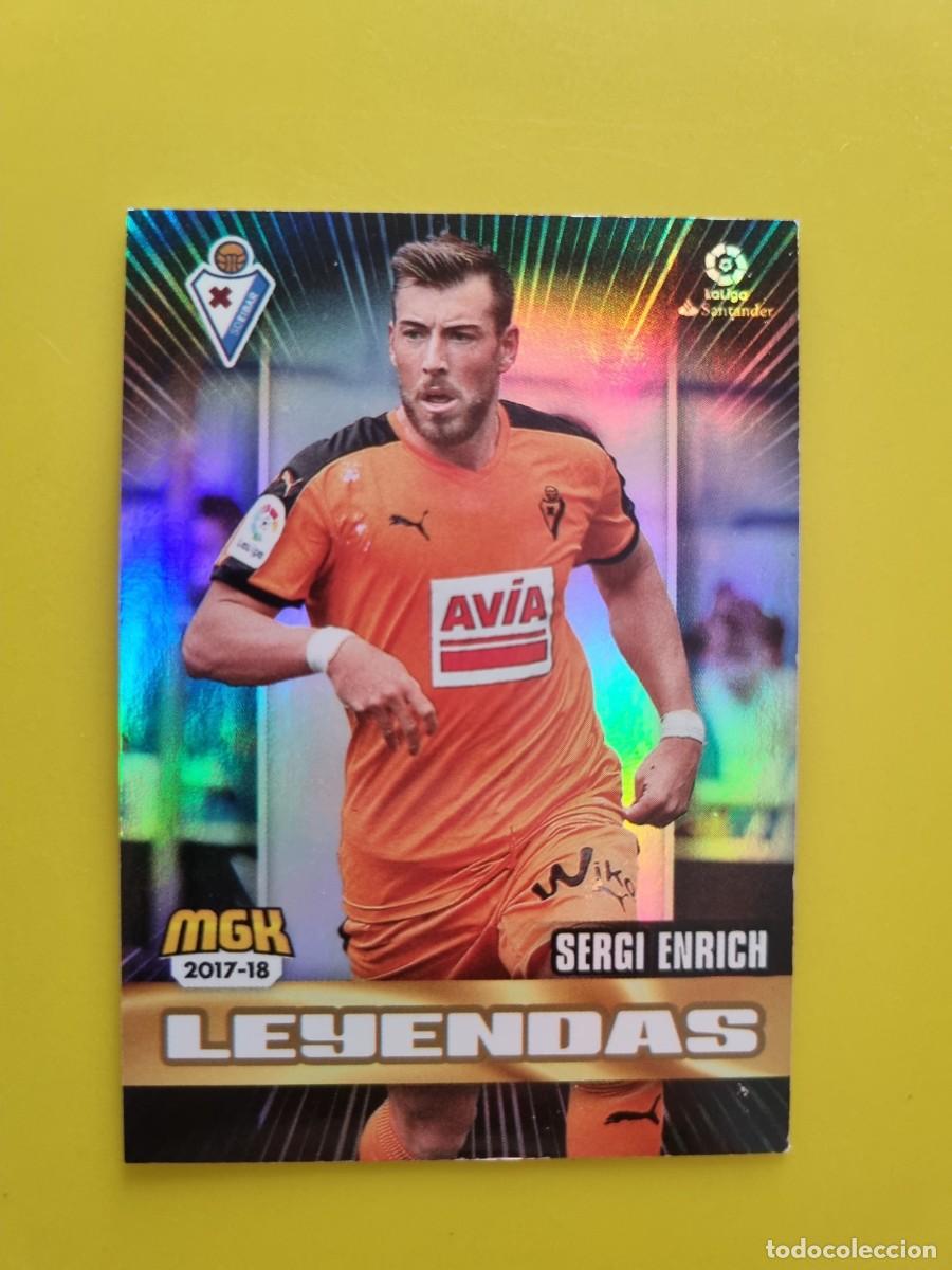 Cromos de f&uacute;tbol: CROMO FUTBOL MEGACRACKS 213 SERGI ENRICH LEYENDAS SD EIBAR 17 18 2017 2018 AR1026