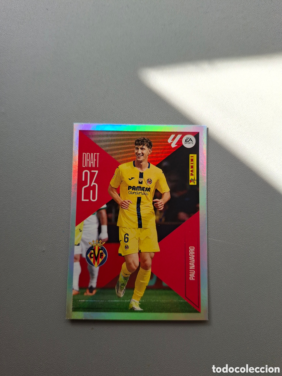 Cromos de f&uacute;tbol: Pau Navarro 18 Draft 23 Villarreal - Liga Este 2026 2027 26 27