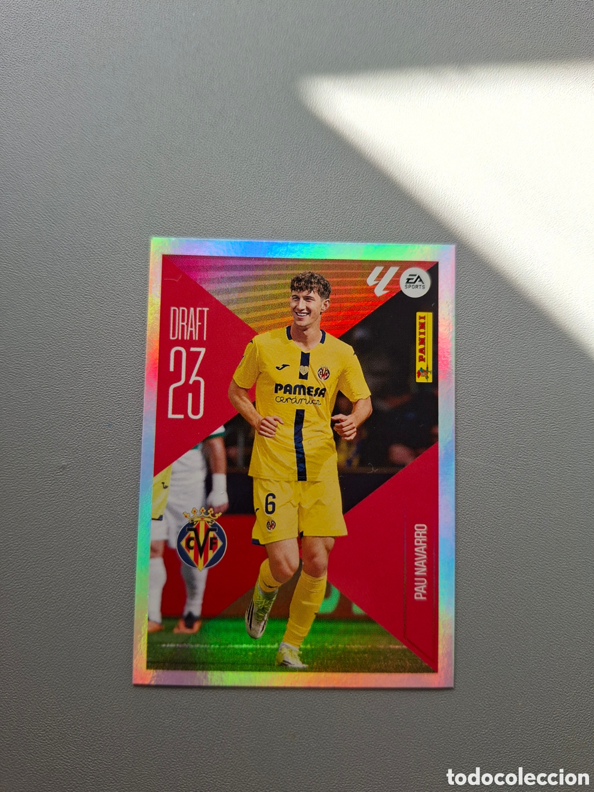 Cromos de f&uacute;tbol: Pau Navarro 18 Draft 23 Villarreal - Liga Este 2026 2027 26 27
