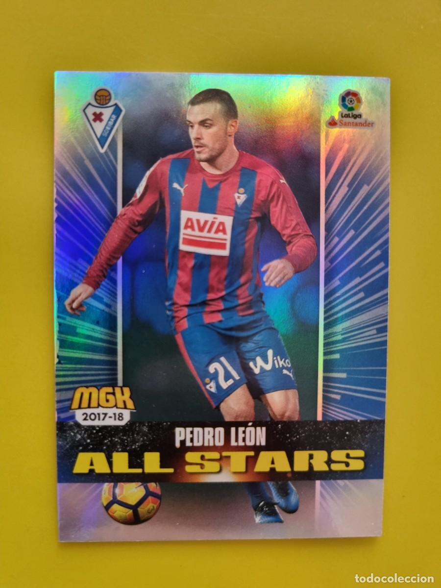 Cromos de f&uacute;tbol: CROMO FUTBOL MEGACRACKS 215 PEDRO LEON ALL STARS SD EIBAR 17 18 2017 2018 AR1026