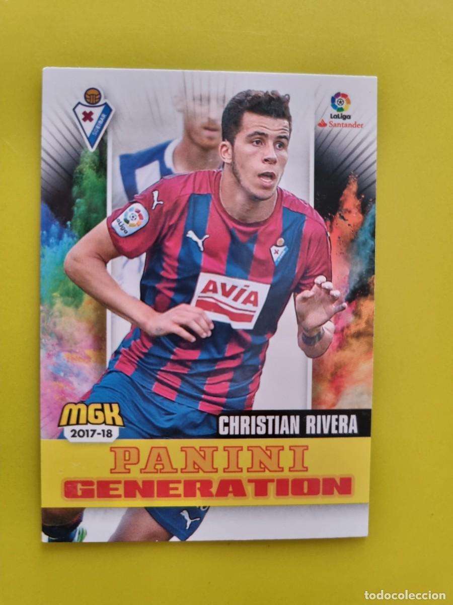 Cromos de f&uacute;tbol: CROMO FUTBOL MEGACRACKS 216 CHRISTIAN RIVERA GENERATION SD EIBAR 17 18 2017 2018 AR1026